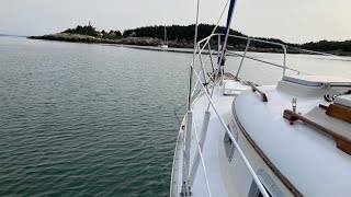 Sailing the StLawrence on a Bayfield 25 in 2021 [upl. by Calva]