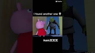 Peppa pig and shrek meme💀☠️shorts funny comedy peppapig shrek [upl. by Burner472]