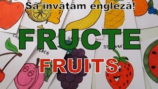 Sa invatam engleza  FRUCTEFRUITS cuvinte si propozitii  Lets learn English [upl. by Notnilk]