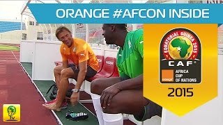 Côte dIvoire  Training session 1901  Orange Africa Cup of Nations EQUATORIAL GUINEA 2015 [upl. by Lanor]