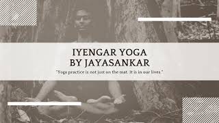 Self Practice iyengar yoga [upl. by Wendt72]