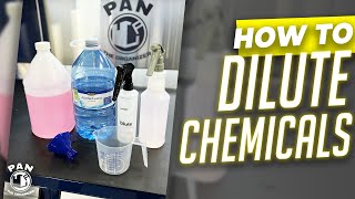 How To Dilute Chemicals Dilution Ratios Explained [upl. by Ladonna]