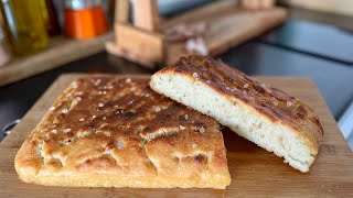 Amazing Italian FOCACCIA BREAD homemade with sourdough [upl. by Lama]