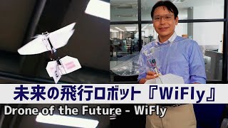 未来の飛行ロボット Drone of the Future『WiFly』 InnoUvators Interview [upl. by Shelby]