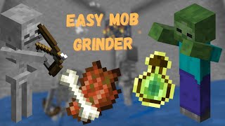 A much easier to build Mob Spawner Underground Mob Farm  XP Grinder [upl. by Faro]