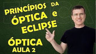 PRINCÍPIOS DA ÓPTICA E ECLIPSES  ÓPTICA  Aula 2  Prof Boaro [upl. by Edobalo44]