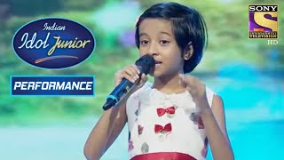 Ranita Delivers A Melodious Performance On Adhure  Indian Idol Junior 2 [upl. by Odnalra]