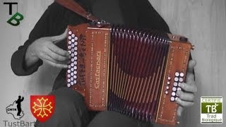 ♫ Accordéon Diatonique  Bourrée quotLes Grandes Poteriesquot [upl. by Sialac533]