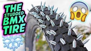 100 SCREWS IN A BMX TIRE [upl. by Eramat]