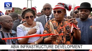 Vice President Inaugurates Aba Power Project Roads [upl. by Bernardi]