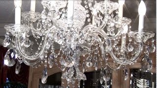 How to Clean a Crystal Chandelier [upl. by Oibaf]