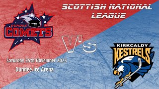 HIGHLIGHTS  Dundee Comets V Kirkcaldy Kestrels  25 Nov 2023 [upl. by Anauqahs]