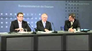 Wolfgang Schäuble rastet bei Pressekonferenz aus Michael Offer unter Feuer [upl. by Chlori]