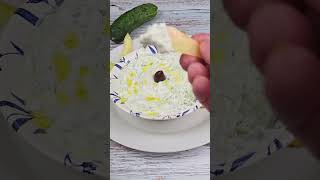 Creamy Cucumber Tzatziki The BEST Greek Dip Youll Ever Make [upl. by Quar]