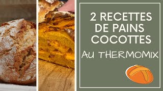 Pain Cocotte et pain apéritif au thermomix [upl. by Puiia]