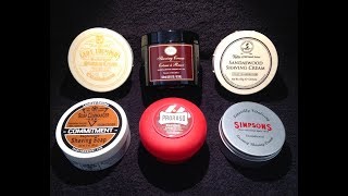 Six Sandalwood Shaving Soaps [upl. by Avigdor]