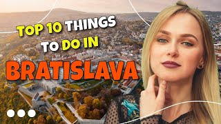 TOP 10 Things to do in Bratislava Slovakia 2023 [upl. by Nayt]