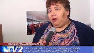 Colonia para adultos mayores  Municipal  11012018  TV2 Noticias [upl. by Maunsell373]