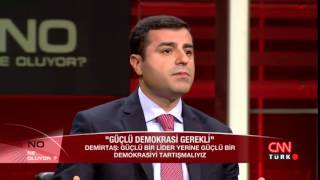 Cumhurbaşkanı adayı Selahattin Demirtaş konuk oldu Ne Oluyor  08072014 [upl. by Nilreb683]