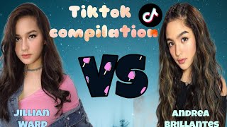 Andrea Brillantes Vs Jillian Ward Tiktok Compilation [upl. by Ahsekahs16]