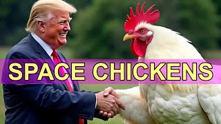 Space Chickens  Sci Fi Comedy AI Generated Video  Pastiche Films [upl. by Alliw]