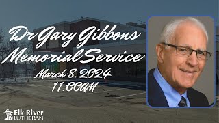 Dr Gary Gibbons Memorial Service  382024 [upl. by Ernie]