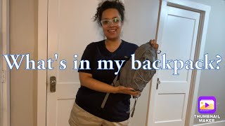 WHATS IN MY BACKPACK  THE NORTH FACE  BOREALIS MINI [upl. by Sara-Ann]