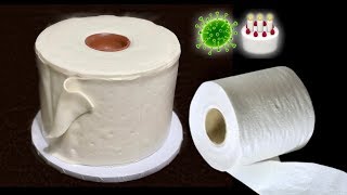 Toilet Paper Cake  The perfect Quarantine Cake [upl. by Botti565]