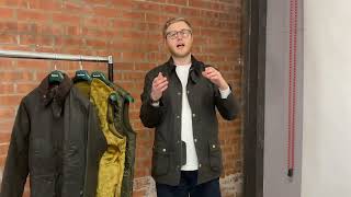 Barbour Ashby Wax Jacket Review by Michael Stewart Menswear [upl. by Ydnagrub34]