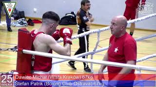 NOKAUT Michał Dawiec vs Patrik Stefan 67kg [upl. by Sheeb]