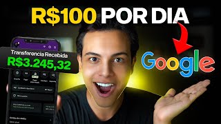 RECEBA 15 A CADA 20 MINUTOS USANDO O GOOGLE PELO CELULAR 100DIA Dinheiro online 2024 [upl. by Asseral]