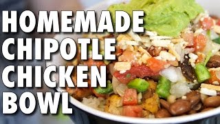 CHEAP HOMEMADE CHIPOTLE  quotHomemade Chipotle Burrito Bowlquot [upl. by Adnarym]