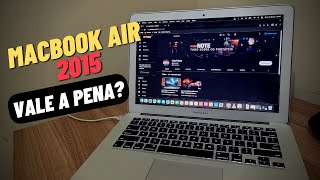 Análise do Macbook Air 2015  Vale a Pena [upl. by Lunt]