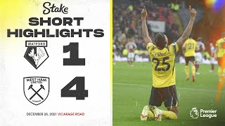 Watford 14 West Ham United  Premier League Highlights [upl. by Johiah]