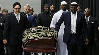 Traditional Muslim funeral service honours Muhammad Ali [upl. by Odnaloy]