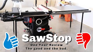 SawStop Review  1 Year Later The good and bad [upl. by Enael478]