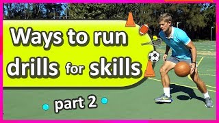 Lesson ideas Ways to run drills for the skills › Part 2 K6  Teaching Fundamentals of PE [upl. by Niwdog]