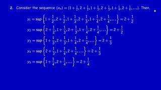 M1106  Analysis IV  Section 21  Limsup and liminf [upl. by Sukramaj]