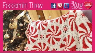 Crochet Peppermint Throw [upl. by Euginom]