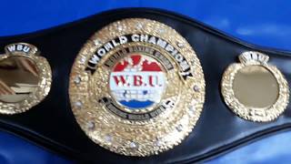 WBU World Champion belt [upl. by Flight]