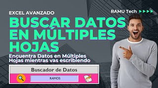 📊BUSCADOR Inteligente de Datos en MÚLTIPLES HOJAS de Excel☑️ [upl. by Sucramraj786]