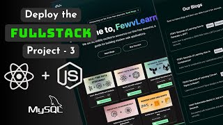 Build CICD pipeline amp Deploy The FullStack Project  3 [upl. by Gridley42]