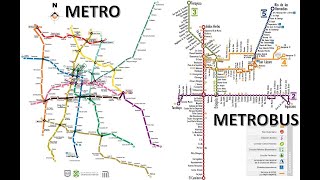 MAPA DEL METRO Y METROBUS CDMX 2022 [upl. by Velick]