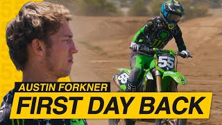 Austin Forkner back on the bike  Outdoors [upl. by Spohr]