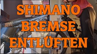 🚨Shimano Bremse entlüften  als Beispiel die XT8120 [upl. by Siugram]