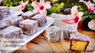 Lamingtons step by step recipe Light and fluffy and so delicious ❤️ [upl. by Drawoh685]