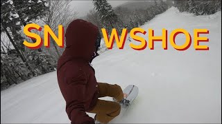 Snowboarding PRIME Conditions at Snowshoe WV [upl. by Aennyl]