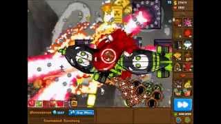 Bloons Monkey City Contested Territory Mountain Terrain Tier9 R100 [upl. by Sileray802]