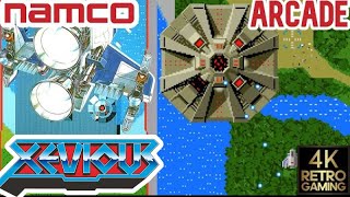 Xevious Arcade  Namco 1982  4k Gameplay [upl. by Ulrica]