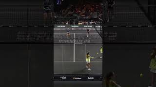 This point is INTENSE 😵😵  Padel Highlights bestofpadel [upl. by Ecargyram]